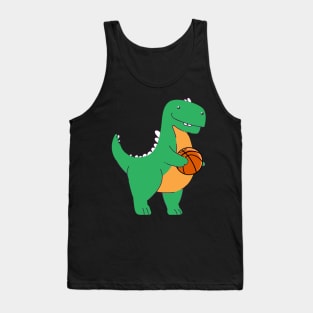 Basketball Dino Kids Tank Top